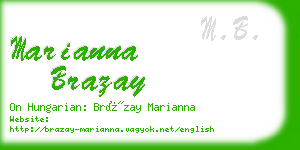 marianna brazay business card